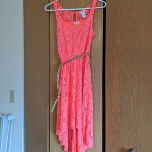 Candies high low lace dress NWT